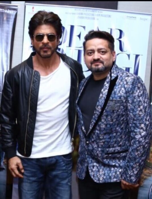 Shahrukh Khan with Creative Stop Founder Amit Behki